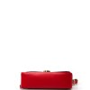 Kožená kabelka Cloe červená
