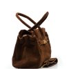 Kožená kabelka Selma hnědá