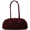 Kožená kabelka Rita bordó