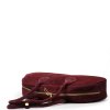 Kožená kabelka Rita bordó