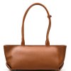 Kožená kabelka Nico koňakově hnědá