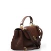 Kožená kabelka Ania hnědá