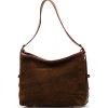 Kožená kabelka Samon hnědá