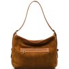 Kožená kabelka Samon koňakově hnědá