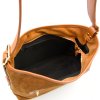 Kožená kabelka Samon koňakově hnědá