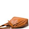 Kožená kabelka Prisca koňakově hnědé