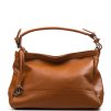 Kožená kabelka Chaya koňakově hnědá