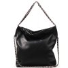 Kožená prošívaná kabelka Susanna černá