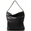 Kožená prošívaná kabelka Susanna černá