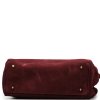Kožená kabelka Selma bordó