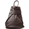 Kožený batůžek Alma tmavě hnědý