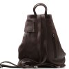 Kožený batůžek Alma tmavě hnědý