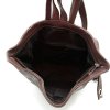 Kožený batůžek Alma tmavě hnědý