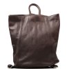 Kožený batůžek Alma tmavě hnědý