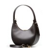 Kožená kabelka Madison tmavě hnědá