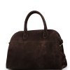 Kožená kabelka Sabine tmavě hnědá