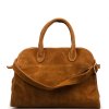 Kožená kabelka Sabine koňakově hnědá