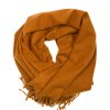 Dámská šála Karim koňakově hnědá