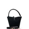 Kožená kabelka Michela černá