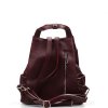 Kožený batůžek Mavis bordó