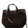 Kožená kabelka Ester tmavě hnědá