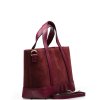 Kožená kabelka Silvia bordó