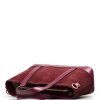 Kožená kabelka Silvia bordó