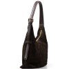 Kožená kabelka Vittoria tmavě hnědá