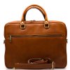 Kožená pracovní taška Matteo koňakově hnědá