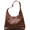 Kožená kabelka Amela hnědá