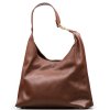Kožená kabelka Amela hnědá