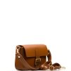 Kožená crossbody kabelka Diana koňakově hnědá