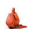 Kožená kabelka Susy oranžová