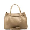 Kožená kabelka Zola taupe