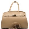 Kožená kabelka Naomi taupe