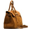 Kožená kabelka Lotta koňakově hnědá