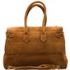 Kožená kabelka Lotta koňakově hnědá