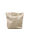 Kožená shopper kabelka Zinia béžová