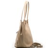Kožená kabelka Kristy taupe