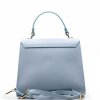 Kožená kabelka Lavinia světle modrá