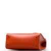 Kožená kabelka Lavinia oranžová