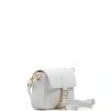Kožená crossbody kabelka Diana bílá