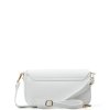 Kožená crossbody kabelka Diana bílá