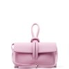 Kožená kabelka Valerie světle růžová