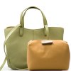 Kožená kabelka Lea zelená