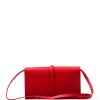 Kožená kabelka Haidi červená