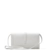Kožená kabelka Haidi bílá