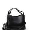 Kožená kabelka Debora černá