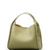 Kožená kabelka Debora světle zelená
