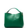 Kožená kabelka Vilma zelená